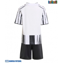 Camisa de Futebol Juventus Equipamento Principal Infantil 2025-26 Manga Curta (+ Calças curtas)